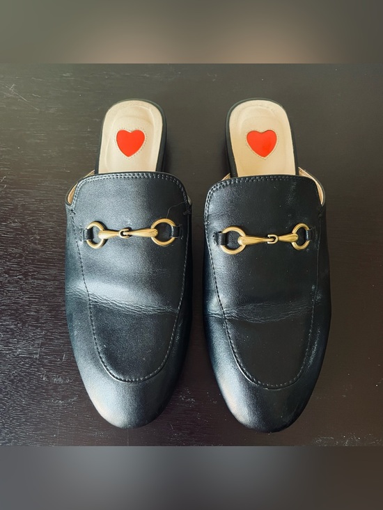 Shoes - “ARQA” Black Leather Mules/Slides Size: 7